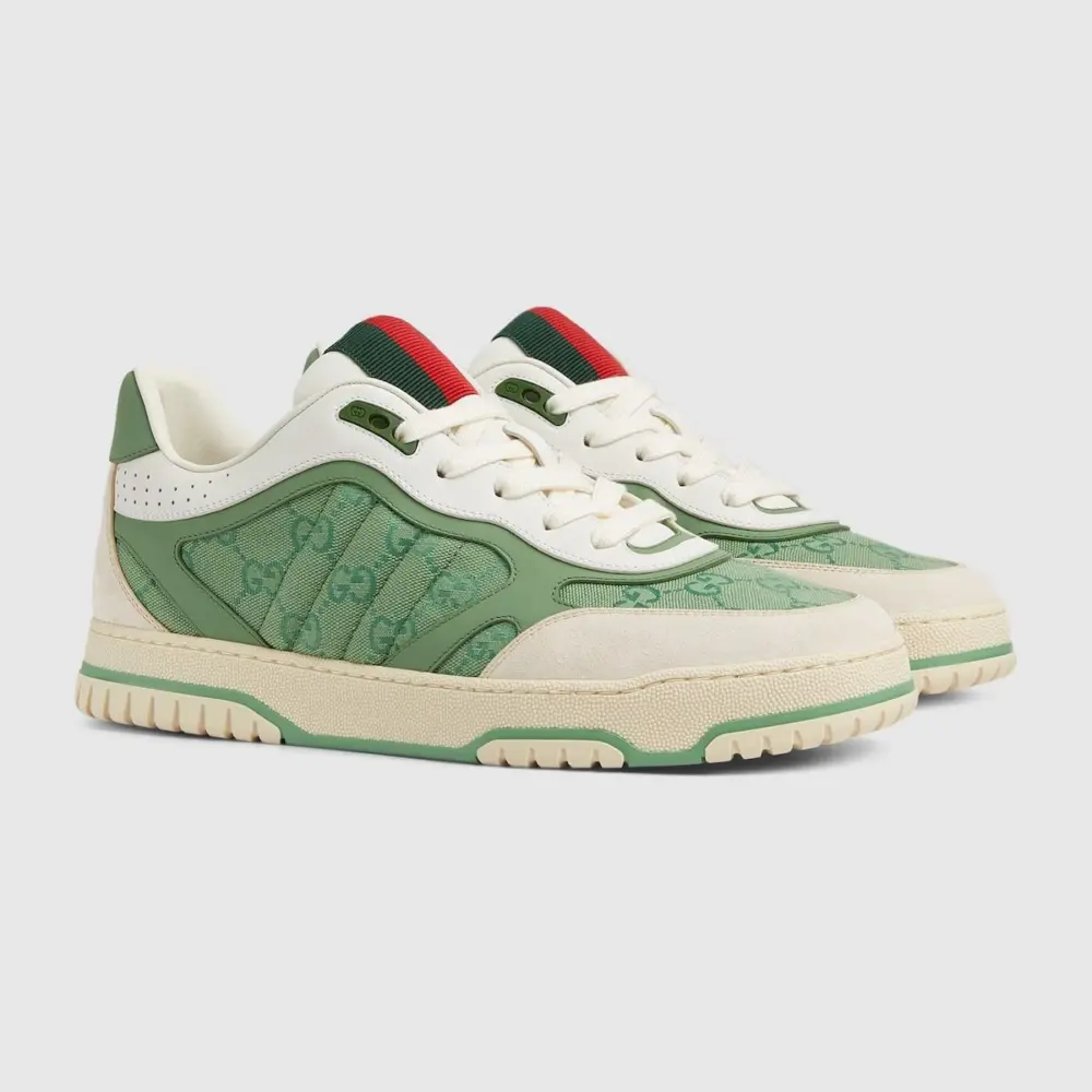 Giày Gucci Re-Web Trainer ‘Green’ 824221-AADJA-9573 - Ảnh 4