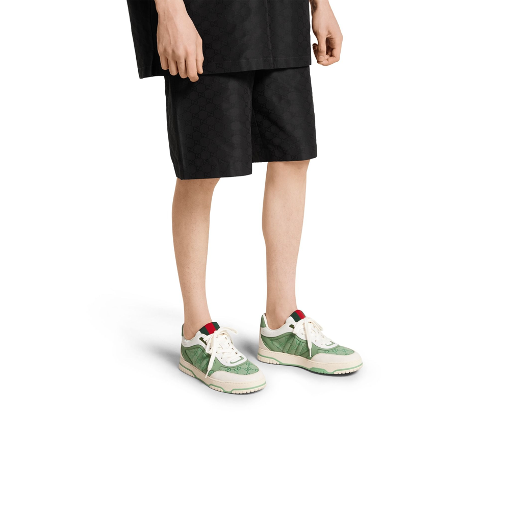 Alternative view of Giày Gucci Re-Web Trainer ‘Green’ 824221-AADJA-9573