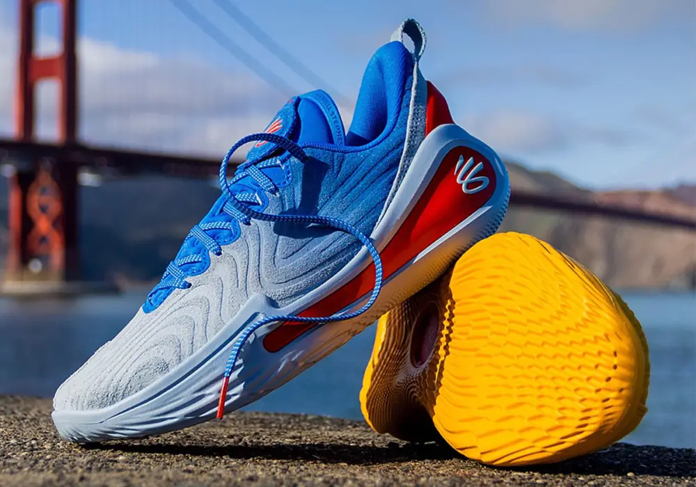 Giày Under Armour Curry Flow 12 ‘What The Bay’ 6006146-453 - Ảnh 3