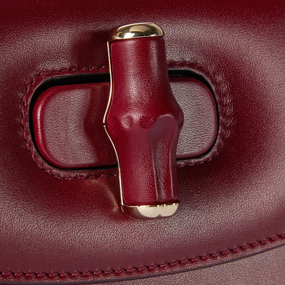 Túi Gucci Bamboo 1947 Small Handle Bag ‘Red’ 827815-AAEDB-6207 - Ảnh 3