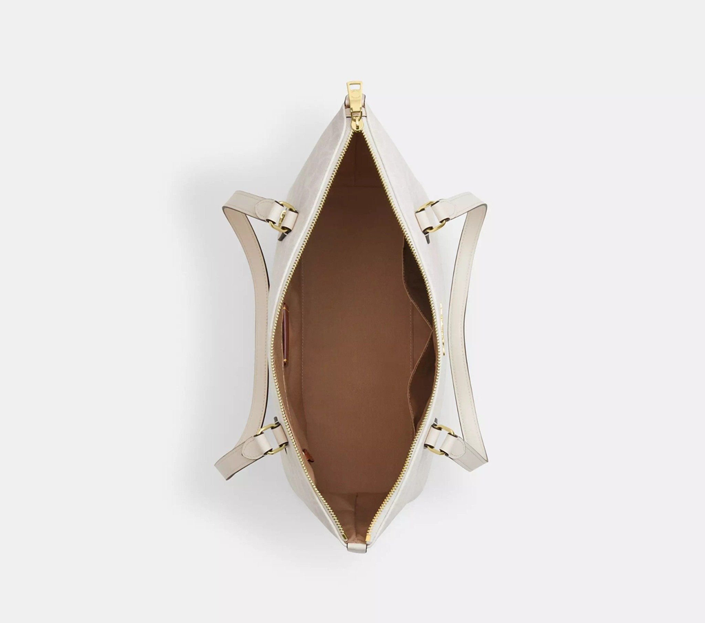 Túi Coach Tote Canvas Gallery 'White' CW381-IMXU5 - Ảnh 3