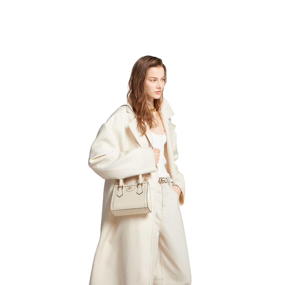Alternative view of Túi Gucci Diana Mini Tote Bag ‘Ivory’ 828356-AAEDB-9540
