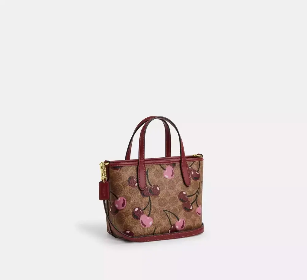 Túi Coach City Mini Tote Bag ‘Tan’ CY737-IMTAM - Ảnh 4