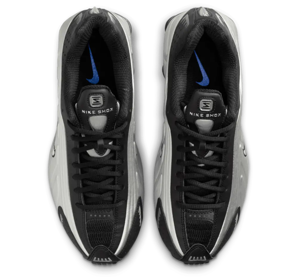 Giày Nike Shox R4 ‘Metallic Silver Black’ AR3565-006 - Ảnh 3