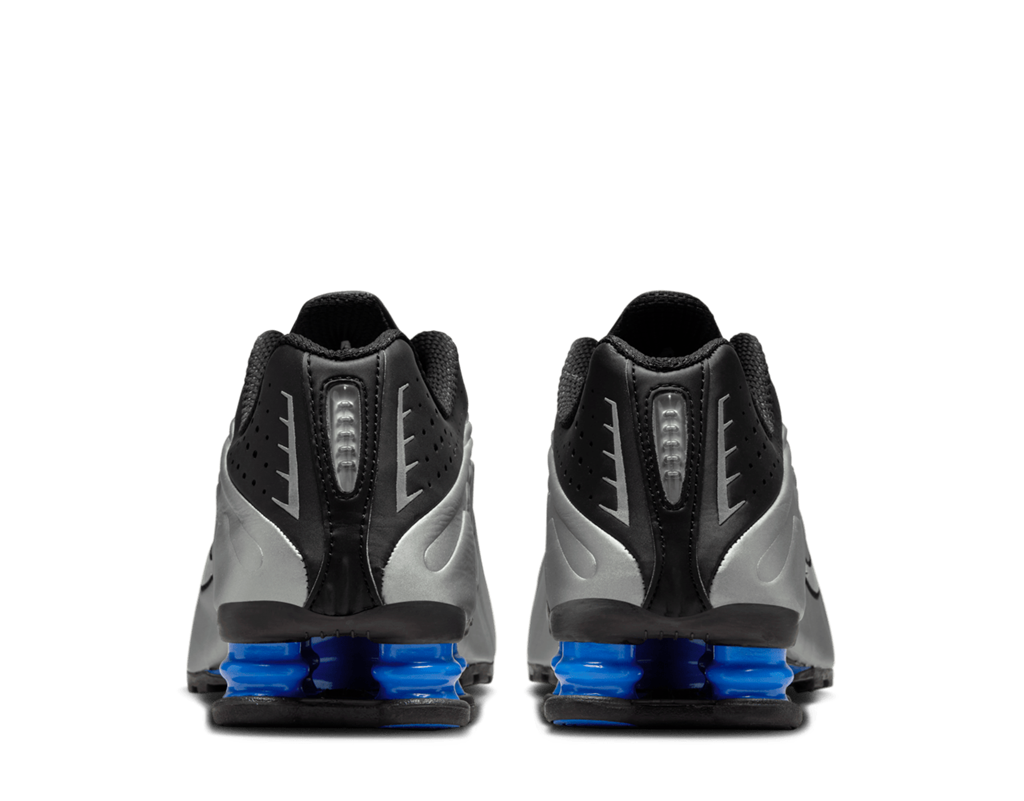 Giày Nike Shox R4 ‘Metallic Silver Black’ AR3565-006 - Ảnh 4