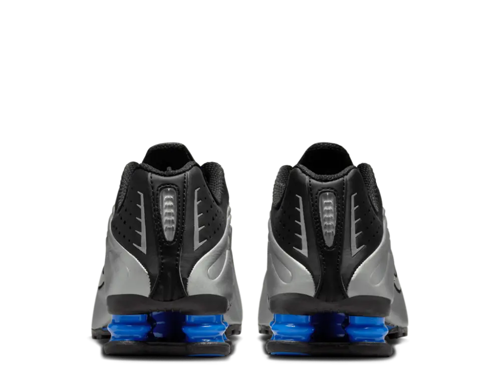 Giày Nike Shox R4 ‘Metallic Silver Black’ AR3565-006 - Ảnh 4