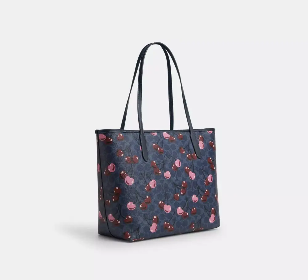 Túi Coach City Tote Bag ‘Navy’ CY691-IMDEI - Ảnh 3