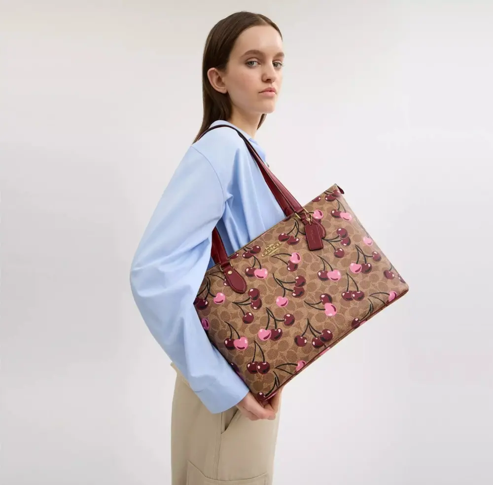 Alternative view of Túi Coach Gallery Tote Bag ‘Tan’ CAA71-IMTAM