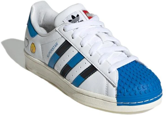 Giày Adidas Superstar x LEGO ‘White Blue’ IF2909 - Ảnh 4