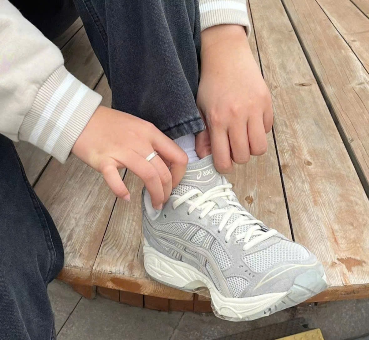 Alternative view of Giày Asics Gel-Kayano 14 ‘White Sage Smoke Grey’ 1201A161-028