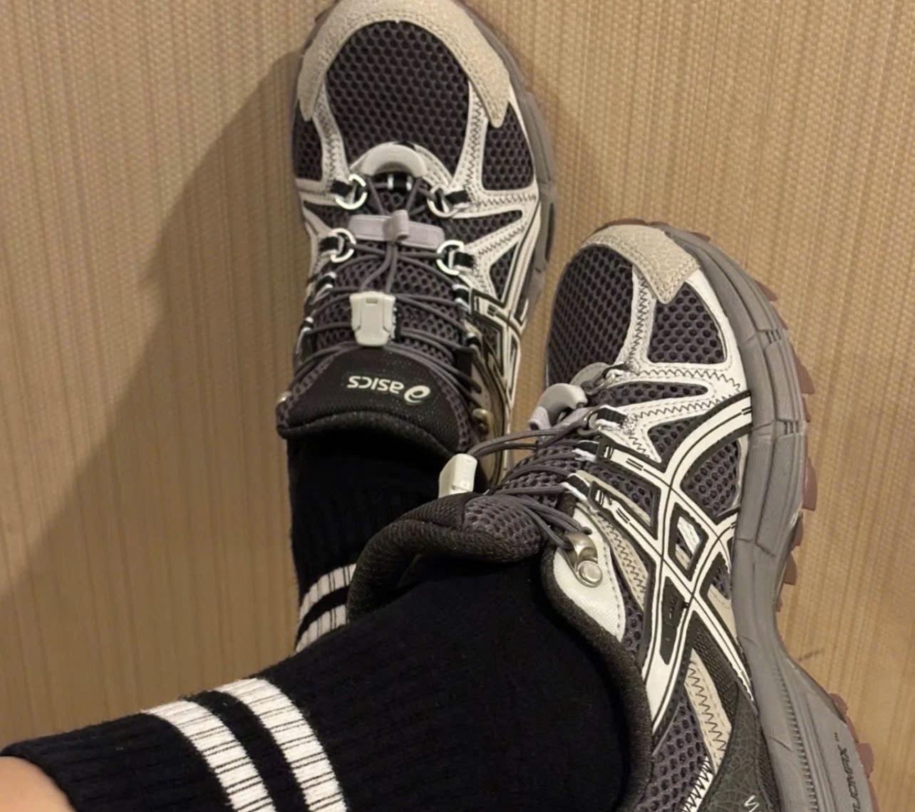 Giày Asics Gel-Kahana 8 ‘White Grey’ 1012B634-022 - Ảnh 3