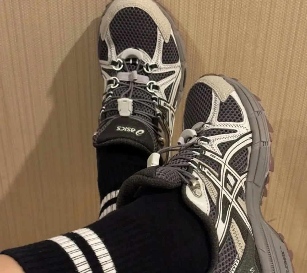 Giày Asics Gel-Kahana 8 ‘White Grey’ 1012B634-022 - Ảnh 3