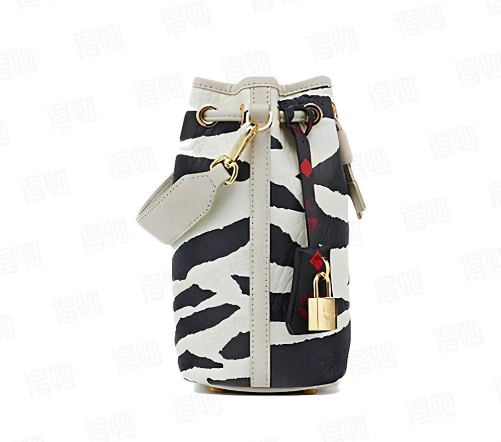 Túi MCM Meta Safari 'Black White' MWDDSDU07BK001 - Ảnh 4