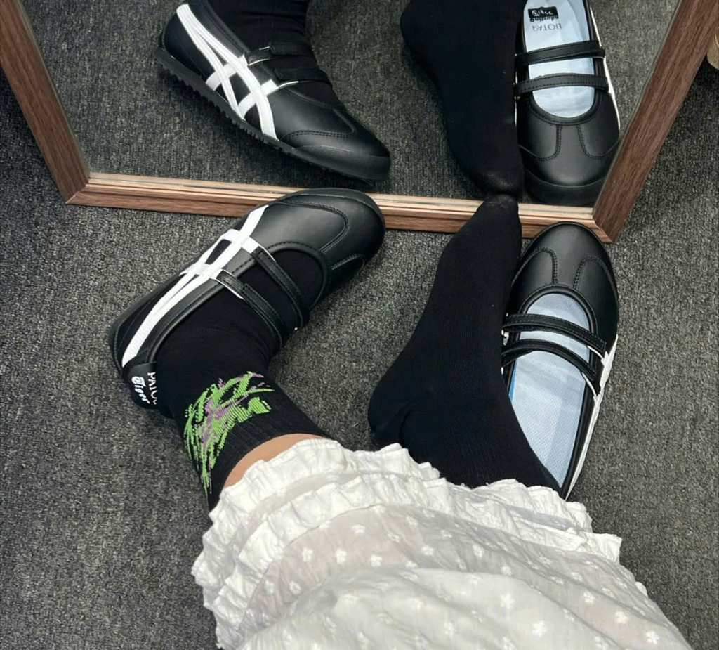 Giày Onitsuka Tiger Mexico 66 Ballerina x PATOU ‘Black White’ 1183C379-002 - Ảnh 3