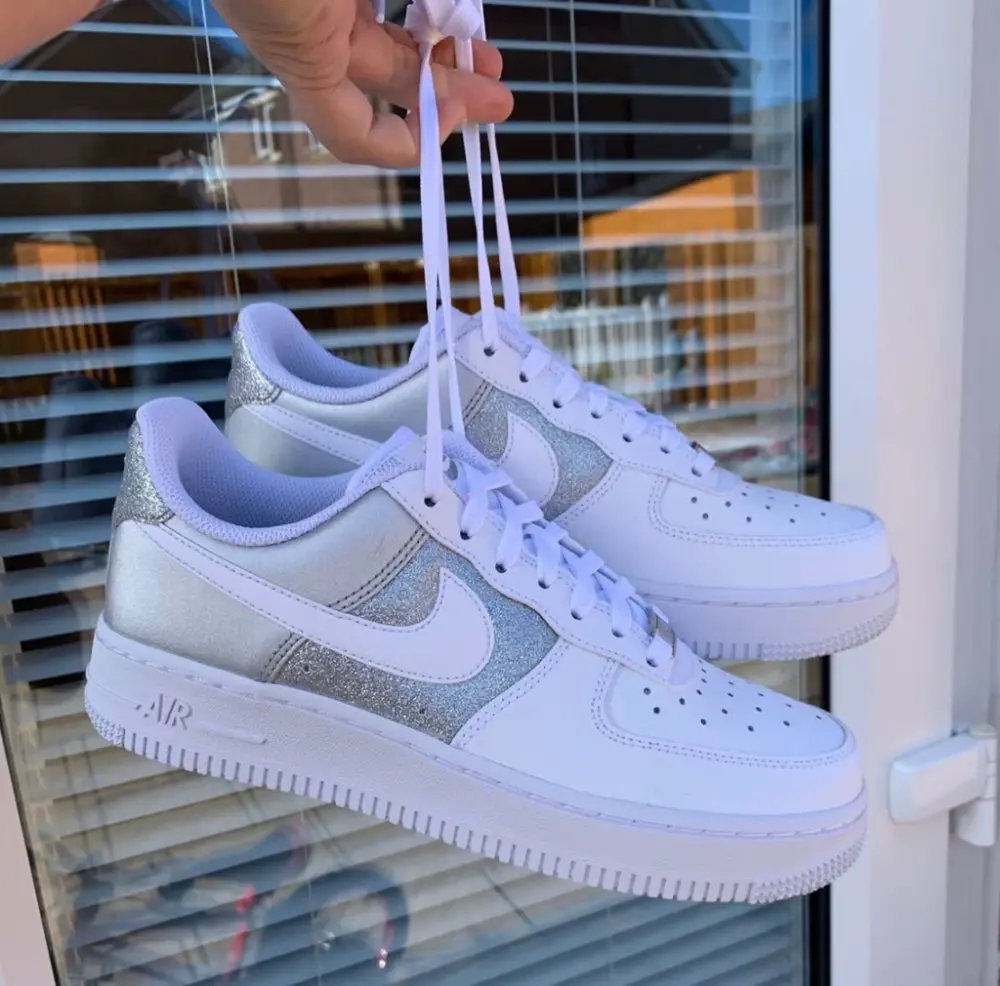 Giày Nike Air Force 1 Low White Metallic Silver DD6629-100 - Ảnh 5