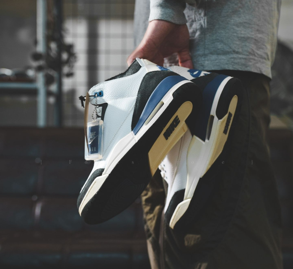 Giày Nike Air Jordan 3 x A Ma Maniere ‘Diffused Blue’ HV8571-100 - Ảnh 4