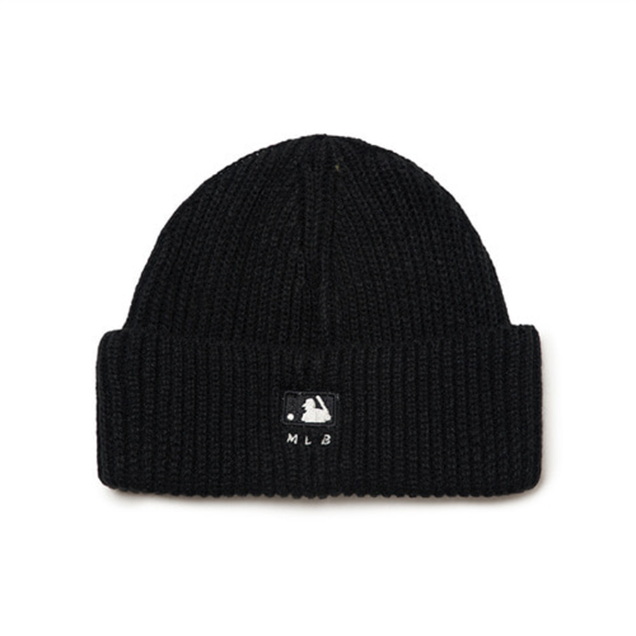 Mũ MLB Korea Unisex Street Style Knit Hats 3ABNSB216-50BKS - Ảnh 4