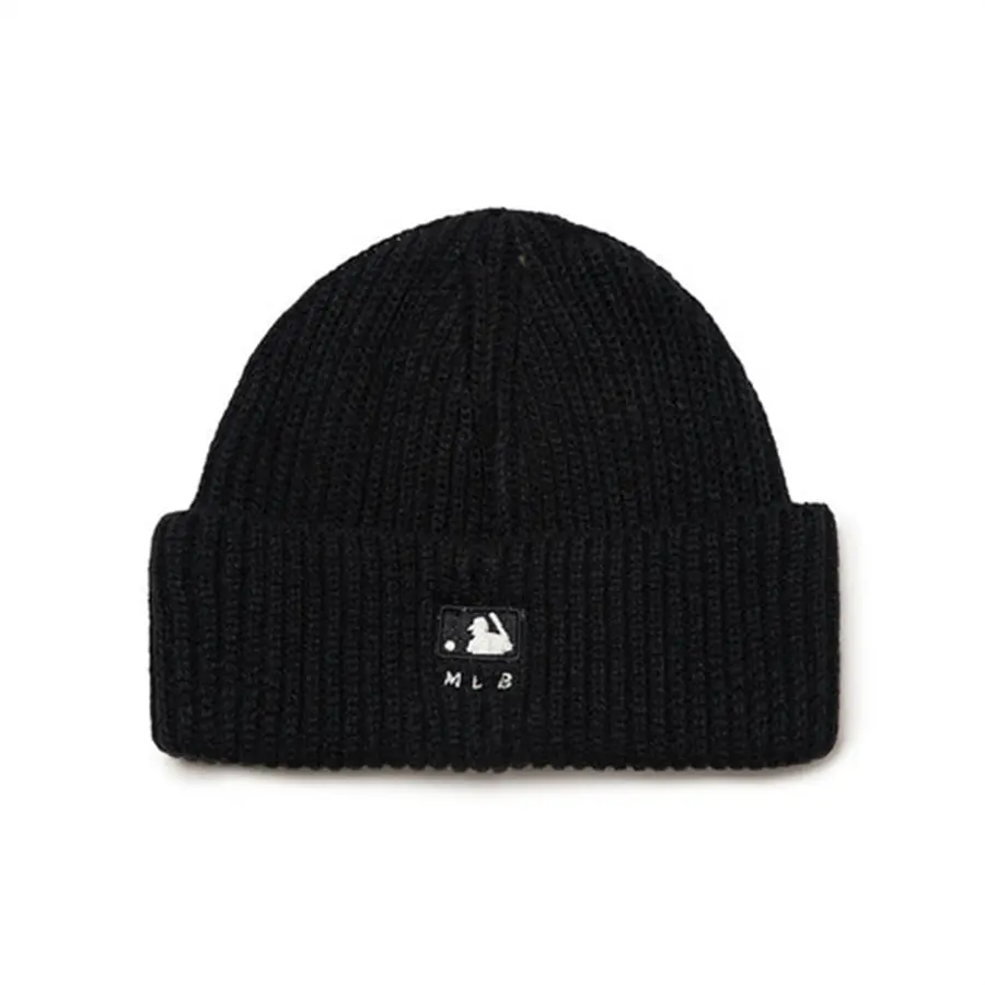 Mũ MLB Korea Unisex Street Style Knit Hats 3ABNSB216-50BKS - Ảnh 4