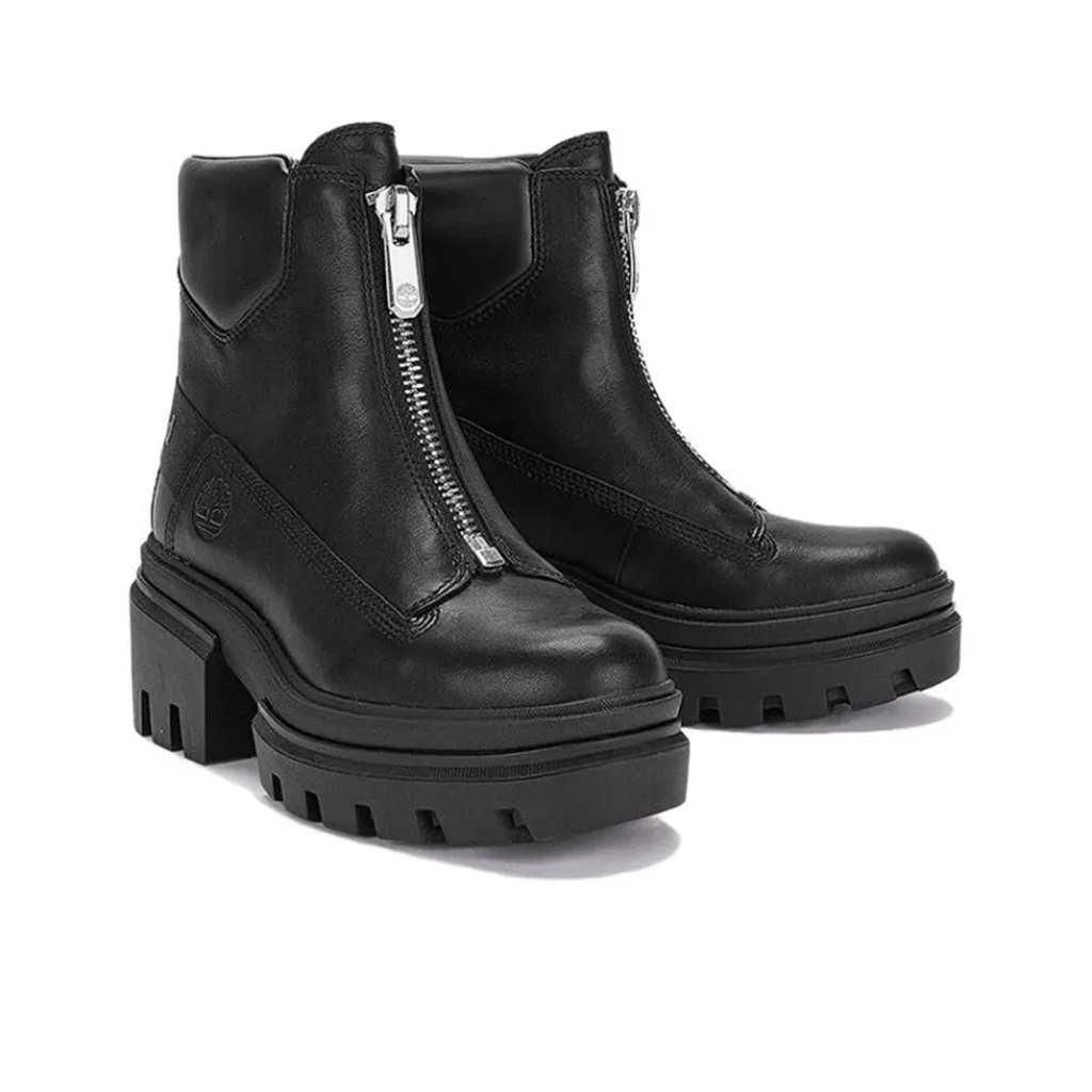 Giày Timberland Everleigh Front Zip 'Black Nubuck' A5YJV - Ảnh 5