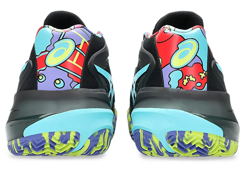 Giày Asics Gel-Resolution x Padel L.E. ‘Black Energy Aqua’ 1041A503-002 - Ảnh 4