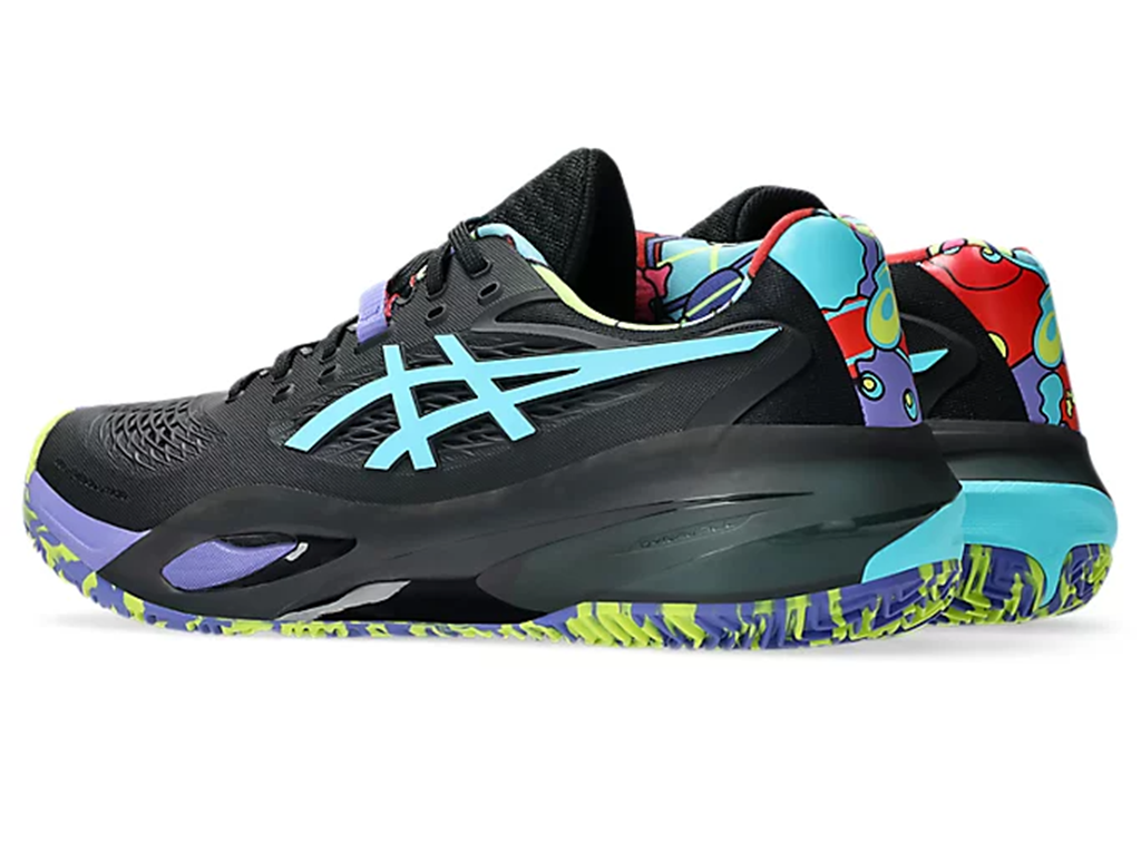 Giày Asics Gel-Resolution x Padel L.E. ‘Black Energy Aqua’ 1041A503-002 - Ảnh 5