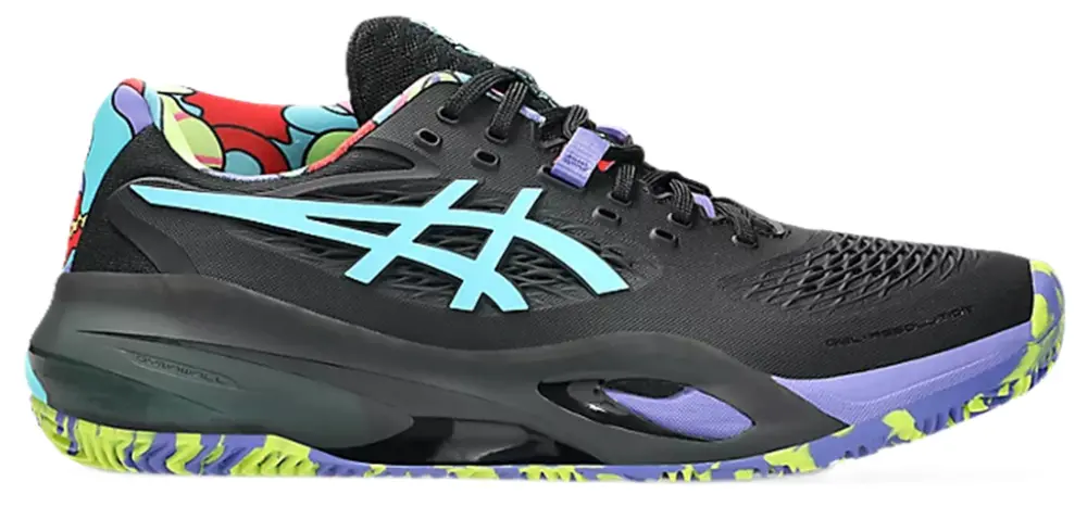 Giày Asics Gel-Resolution x Padel L.E. ‘Black Energy Aqua’ 1041A503-002