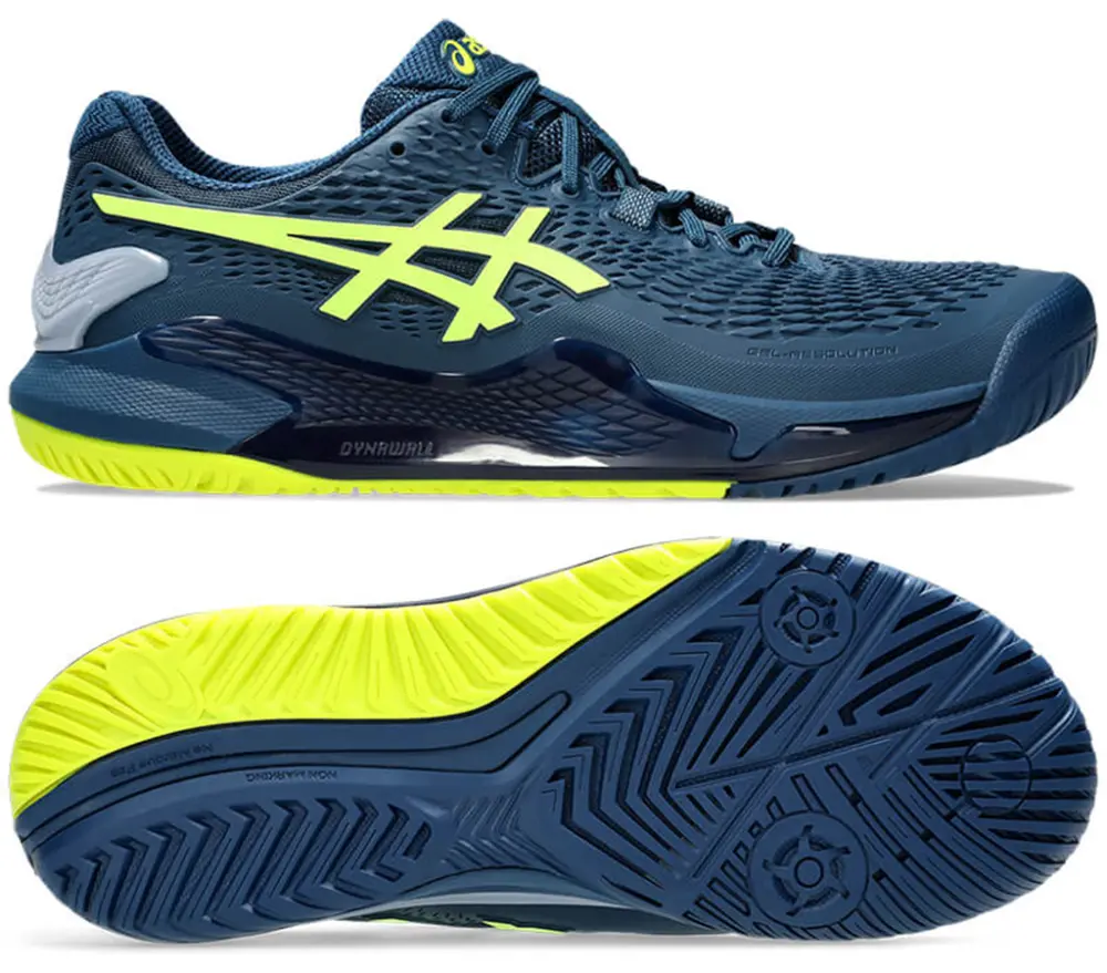 Giày Asics Gel-Resolution 9 ‘Blue Safety Yellow’ 1041A330-404 - Ảnh 3