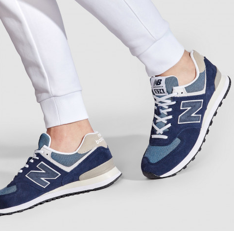 Giày New Balance 574 ‘Navy Grey White’ ML574RE2 - Ảnh 3
