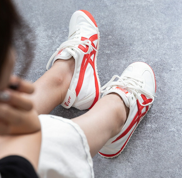 Alternative view of Giày Onitsuka Tiger Mexico 66 ‘Creamwhite Red’ 1183B497-101