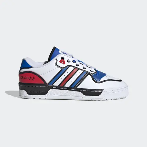 Giày Adidas Rivalry Low ‘White Blue Scarlet’ FY3120 - Ảnh 3