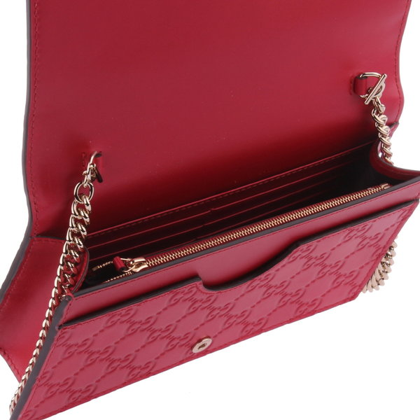 Alternative view of Túi Gucci GG Signature Mini ‘Red’ 431408-CWC1G-6433