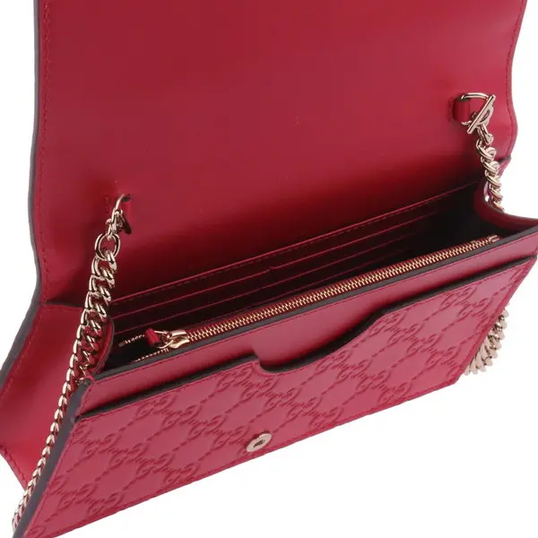 Alternative view of Túi Gucci GG Signature Mini ‘Red’ 431408-CWC1G-6433