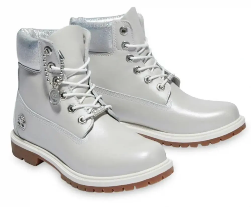 Giày Timberland Wmns 6 Inch Boot ‘Light Grey’ A2M4D - Ảnh 5