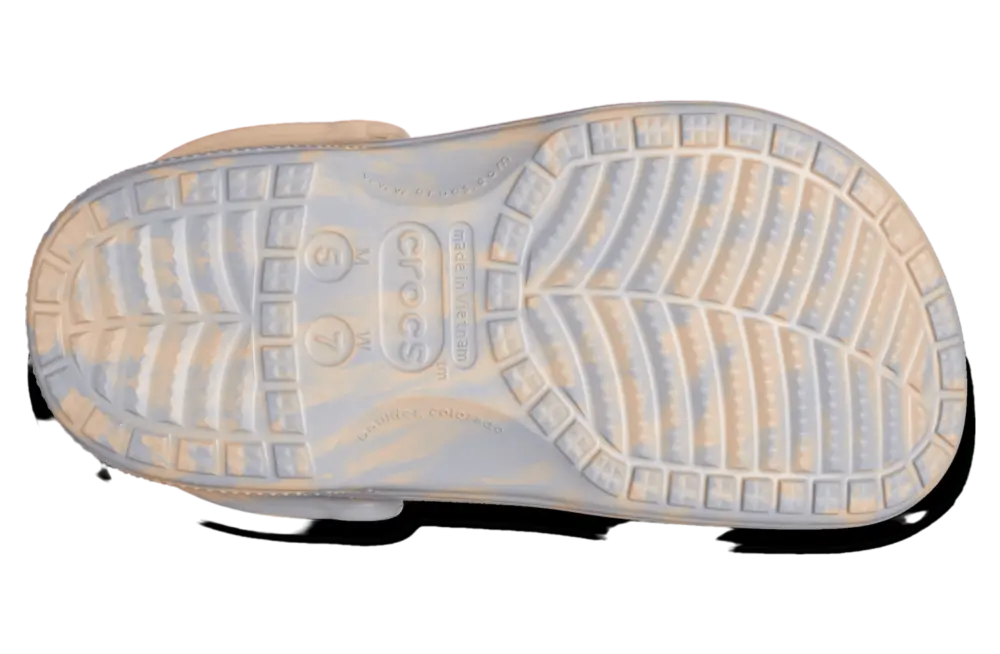 Dép Crocs Baya Lined Marbled Clog ‘Chai’ 208333-2ZM - Ảnh 4