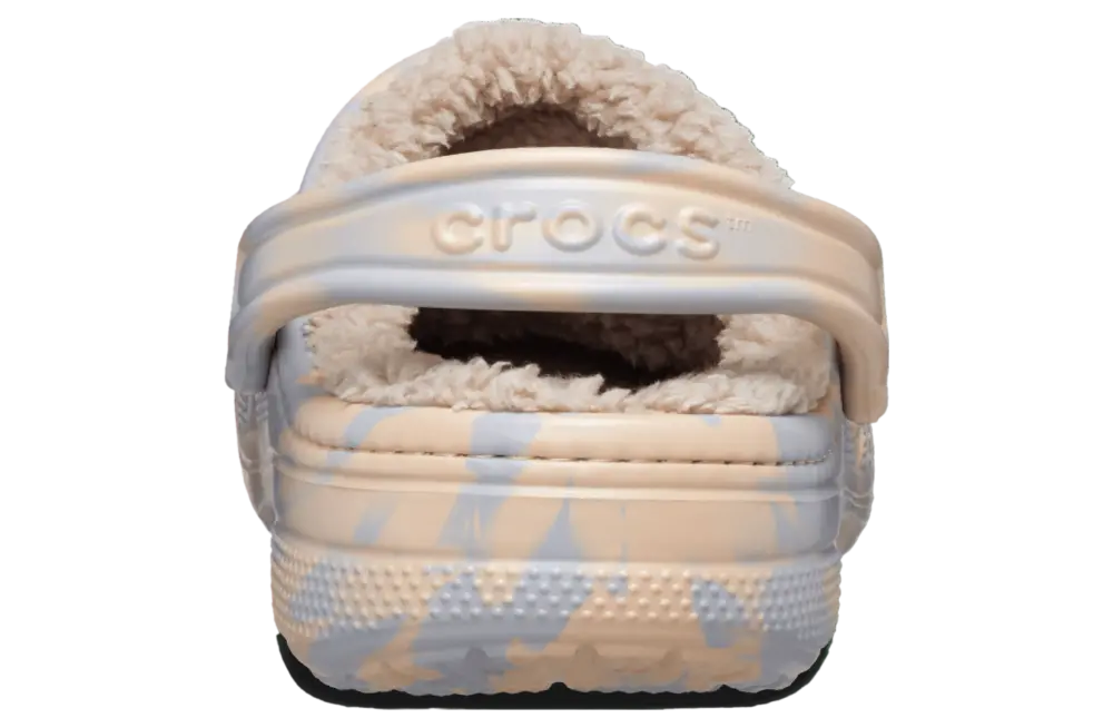 Alternative view of Dép Crocs Baya Lined Marbled Clog ‘Chai’ 208333-2ZM