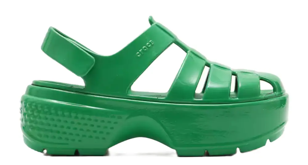 Dép Crocs Stomp Fisherman High Shine ‘Green Ivy’ 210057-3WH