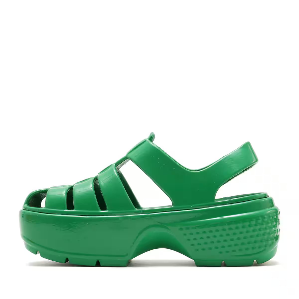 Dép Crocs Stomp Fisherman High Shine ‘Green Ivy’ 210057-3WH - Ảnh 5