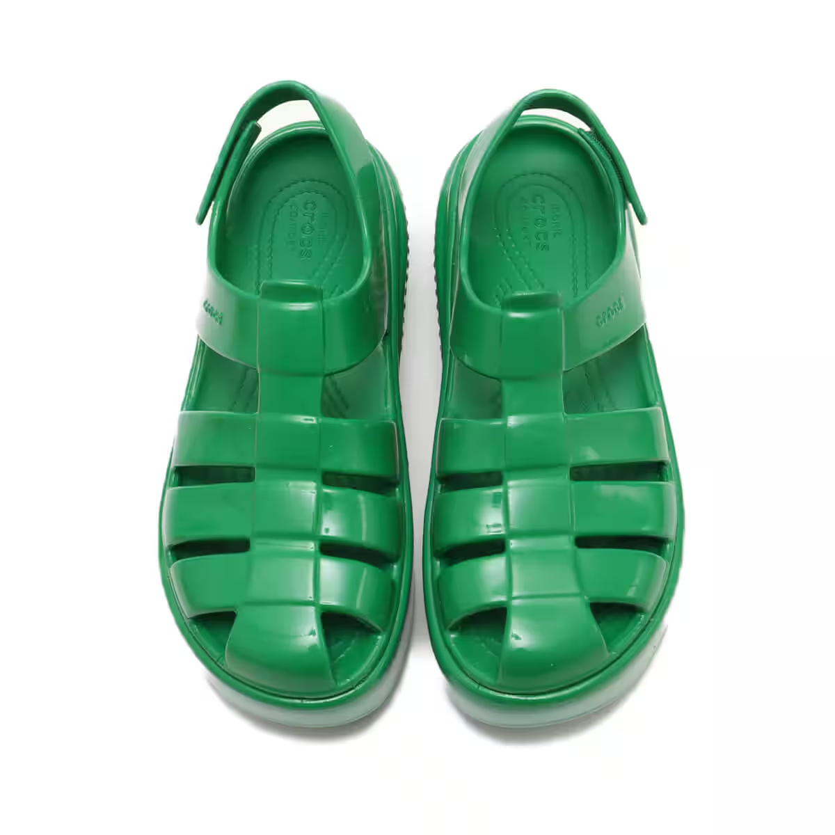 Dép Crocs Stomp Fisherman High Shine ‘Green Ivy’ 210057-3WH - Ảnh 3