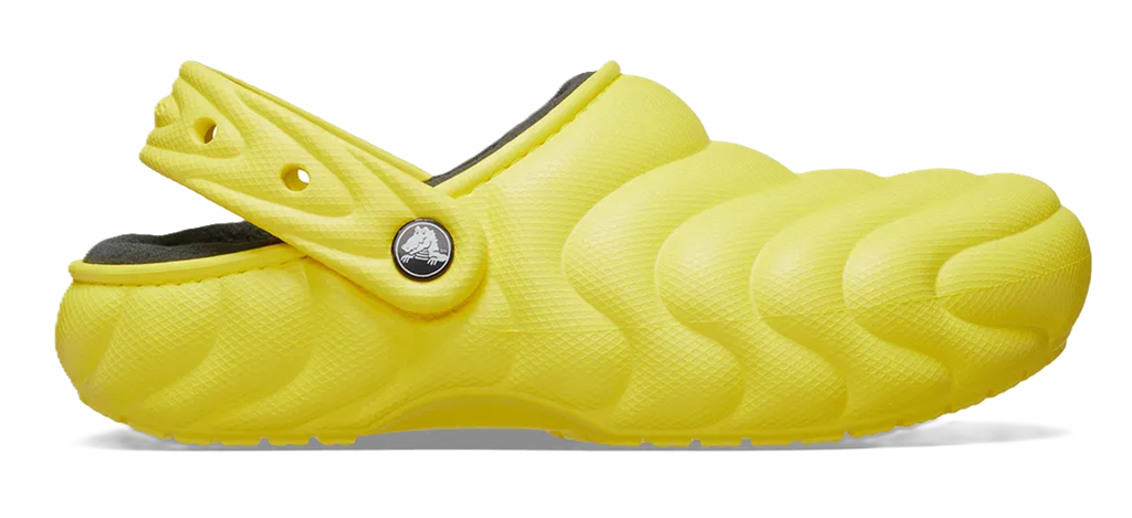 Dép Crocs Classic Lined Overpuff Clog ‘Cyber Yellow’ 210059-77J
