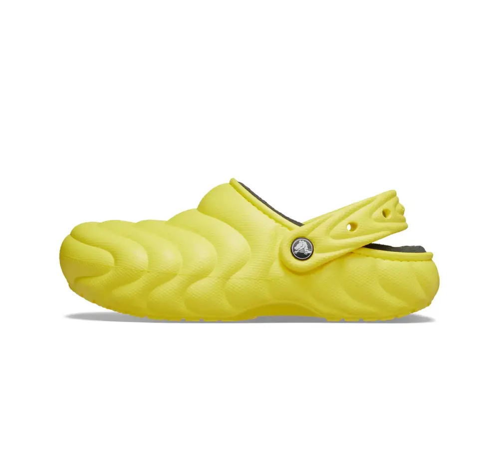 Dép Crocs Classic Lined Overpuff Clog ‘Cyber Yellow’ 210059-77J - Ảnh 6