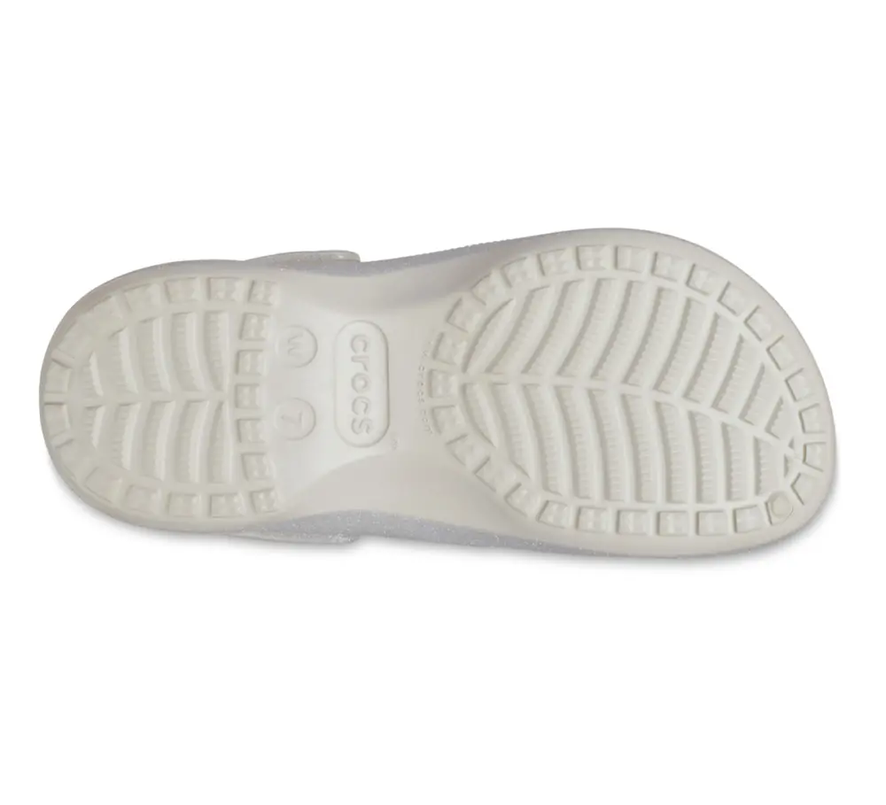 Alternative view of Dép Crocs Platform Glitter Lined Clog ‘Silver’ 210413-040