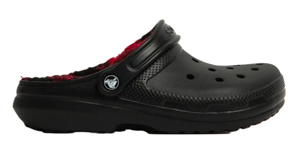 Dép Crocs Classic Lined Buff Check Clog ‘Black’ 210738-001