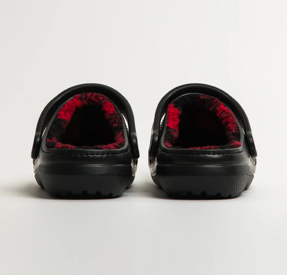 Dép Crocs Classic Lined Buff Check Clog ‘Black’ 210738-001 - Ảnh 5