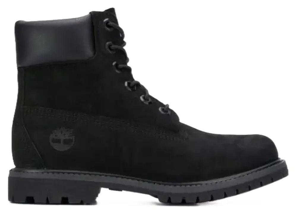 Giày Timberland Premium 6 Inch 'Black Nubuck' TB08658A0011