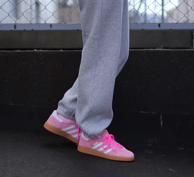 Alternative view of Giày Adidas Handball Spezial ‘Lucid Pink White’ JI2654