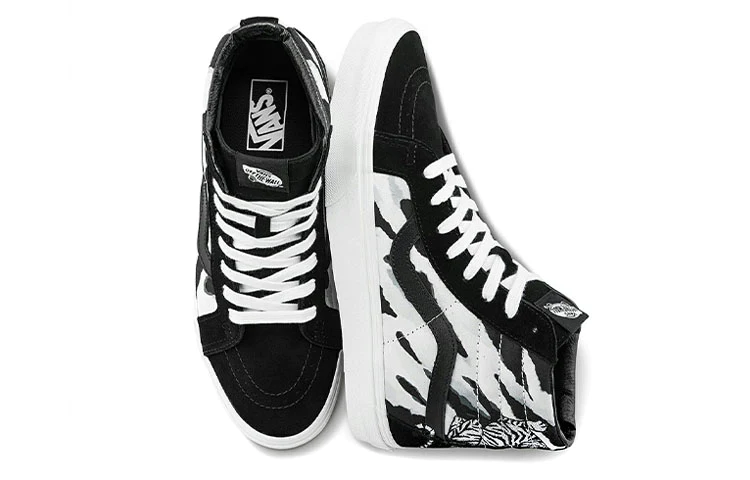 Giày Vans SK8-Hi Reissue Tiger ‘Black White’ VN0A2XSBWHT - Ảnh 3