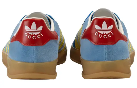 Giày Gucci x Adidas Men’s Gazelle ‘Blue’ 707848-9STU0-4860 - Ảnh 5