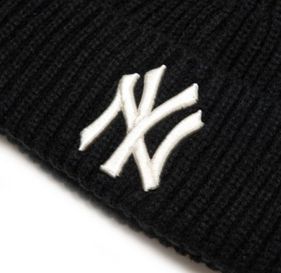 Mũ MLB Korea Unisex Street Style Knit Hats 3ABNSB216-50BKS - Ảnh 3