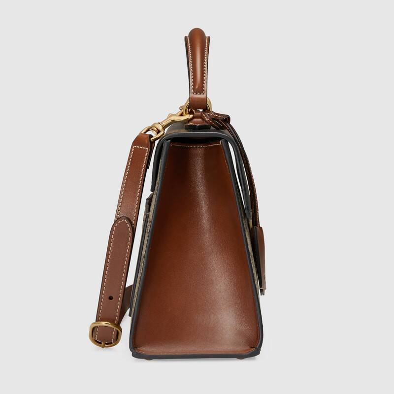 Túi Gucci Padlock GG Supreme Top Handle Bag 453188-KLQJG-9785 - Ảnh 7