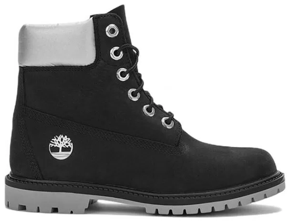 Giày Timberland 6 Inch Heritage Cupsole Waterproof Boots 'Black Nubuck With Silver Collar' A5MAVW